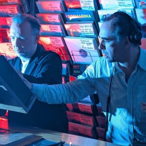 david and Stephen Dewaele (Soulwax, 2manydjs) at Phonica in London, 2025. Photo by Stephen Tilney.